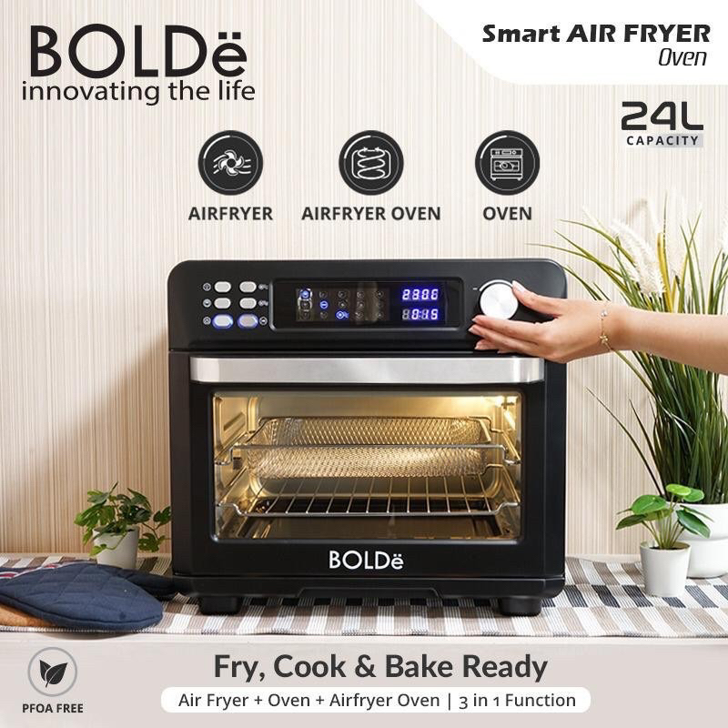 BOLDe SMART AIR FRYER OVEN 3 IN 1 - Oven Digital - Cube Airfryer