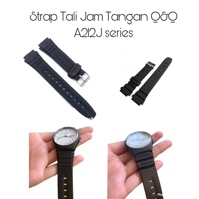 Strap Tali Jam Tangan Q&amp;Q A212J series kualitas premium