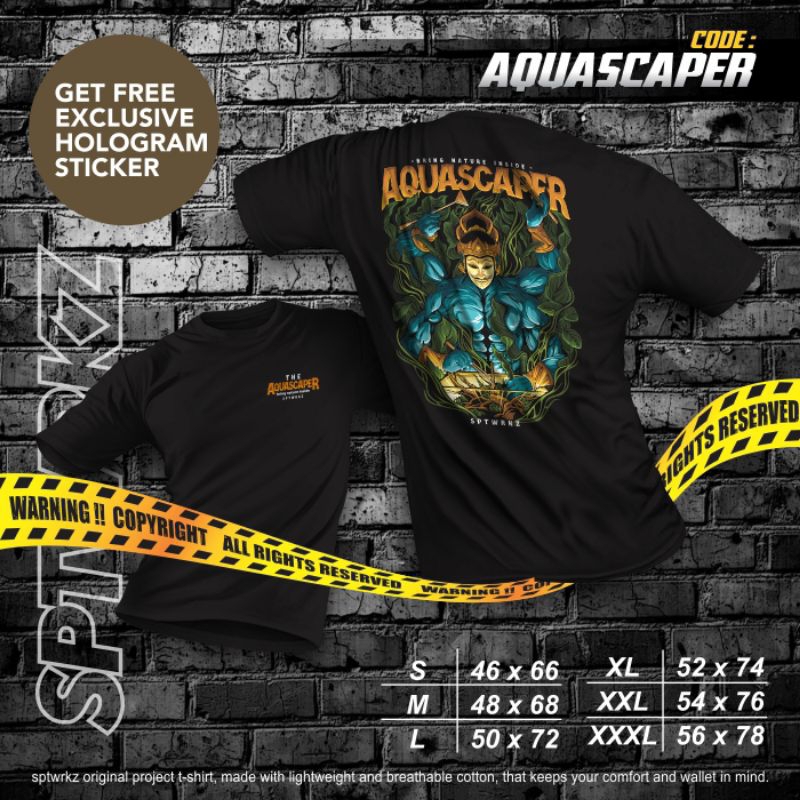 Baju AQUASCAPER/Baju Ikan