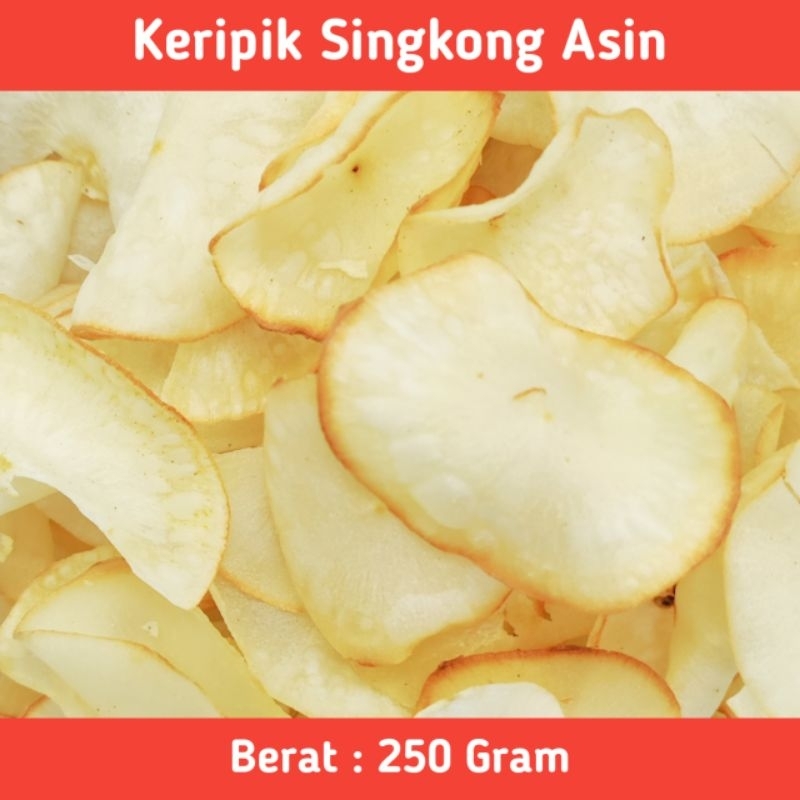 

Aneka Snack Kiloan Keripik Singkong Rasa Asin Original Kiloan 250 Gram