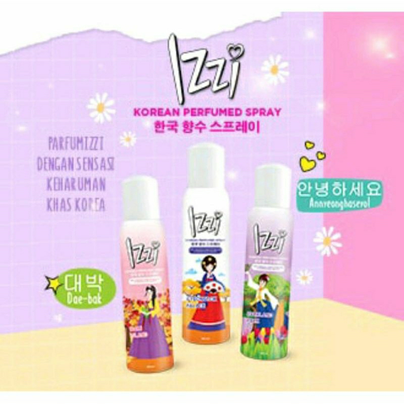 Izzi Korean Parfumed Spray 150ml | Dengan Keharuman Khas Korea