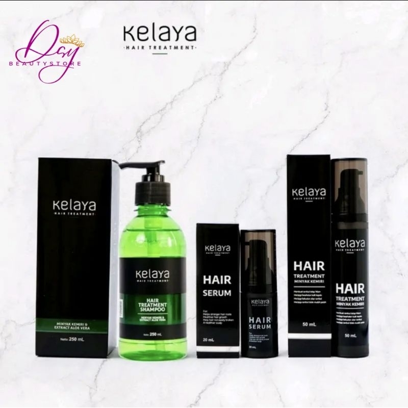 KELAYA HAIR TREATMENT SHAMPOO | KELAYA HAIR SERUM | KELAYA MINYAK KEMIRI