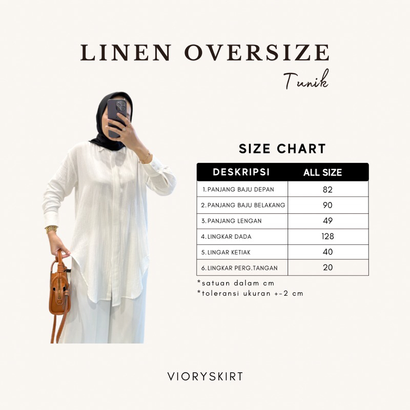 LINEN OVERSIZE TUNIK / Kemeja Linen polos Putih / Premium / Kemeja Kerja polos / Hitam / Kuning