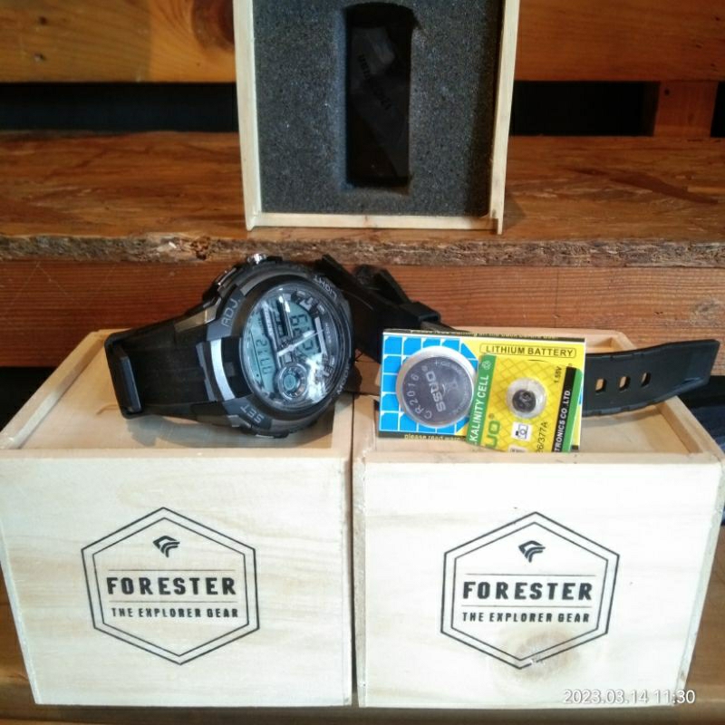 Jam Tangan FORESTER Digital Analog 1007 CR2016/SR original FORESTER