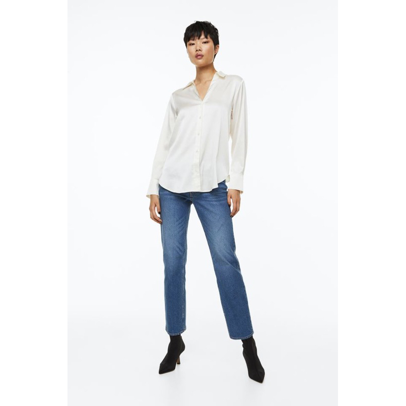 H&amp;M BLOUSE V-NECK-BLOUSE/KEMEJA WANITA