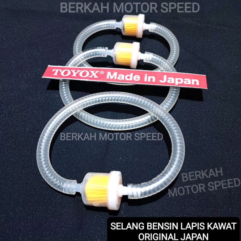 [COD] SELANG TOYOSPRING ORIGINAL JAPAN SELANG BENSIN MOTOR LAPIS KAWAT SELANG BENSIN TRANSPARAN SELA