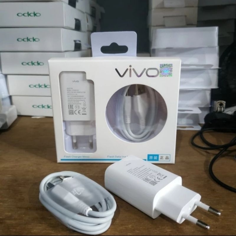 Charger VIVO Micro USB / Charger VIVO Y20 Y20S Y1S Y12S Original Fast Charging Micro USB