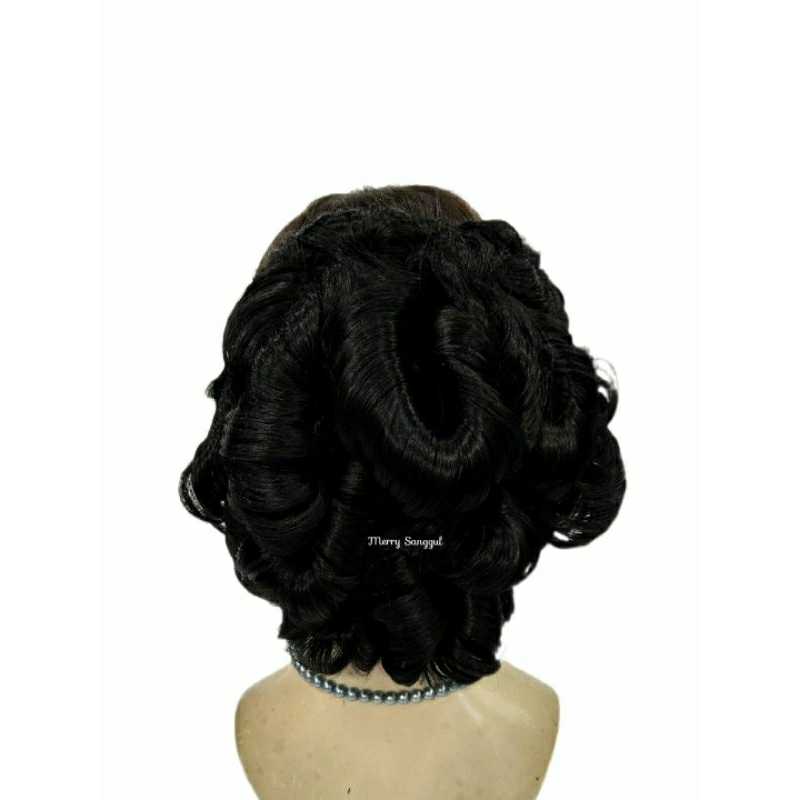 Sanggul sirkam konde sirkam keriting susun