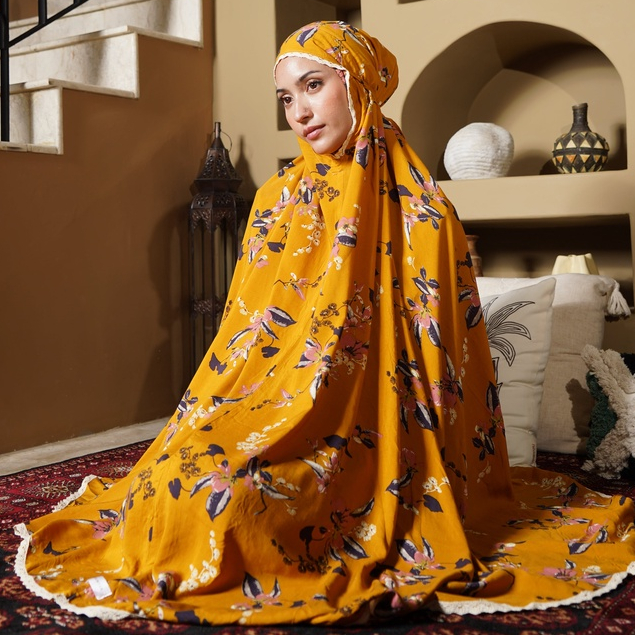 Vanesha Wear - Mukena katun rayon motif