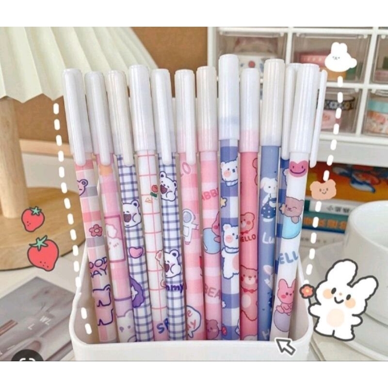 

[L31] PULPEN BOLPEN PENA HAPUS GEL HITAM BISA DIHAPUS MOTIF KARAKTER