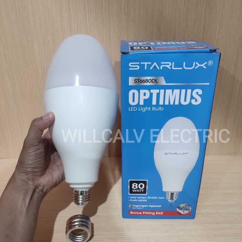 Lampu led MERCURY STARLUX 80W Optimus Super terang / Lampu led STARLUX 80W OPTIMUS Super terang