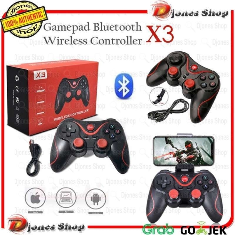 Gamepad X3 Gamepad Bluetooth Wireless Controller X3 Terlaris