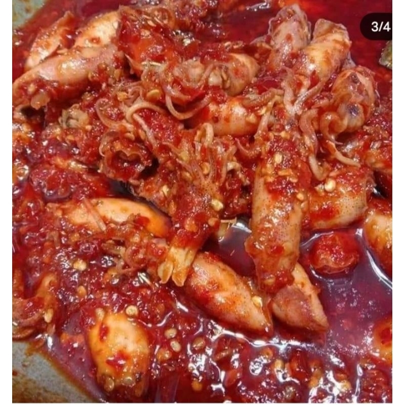 

Sambal Cumi / Sambal Petai / Sambal Teri Pedas Enak 200gr