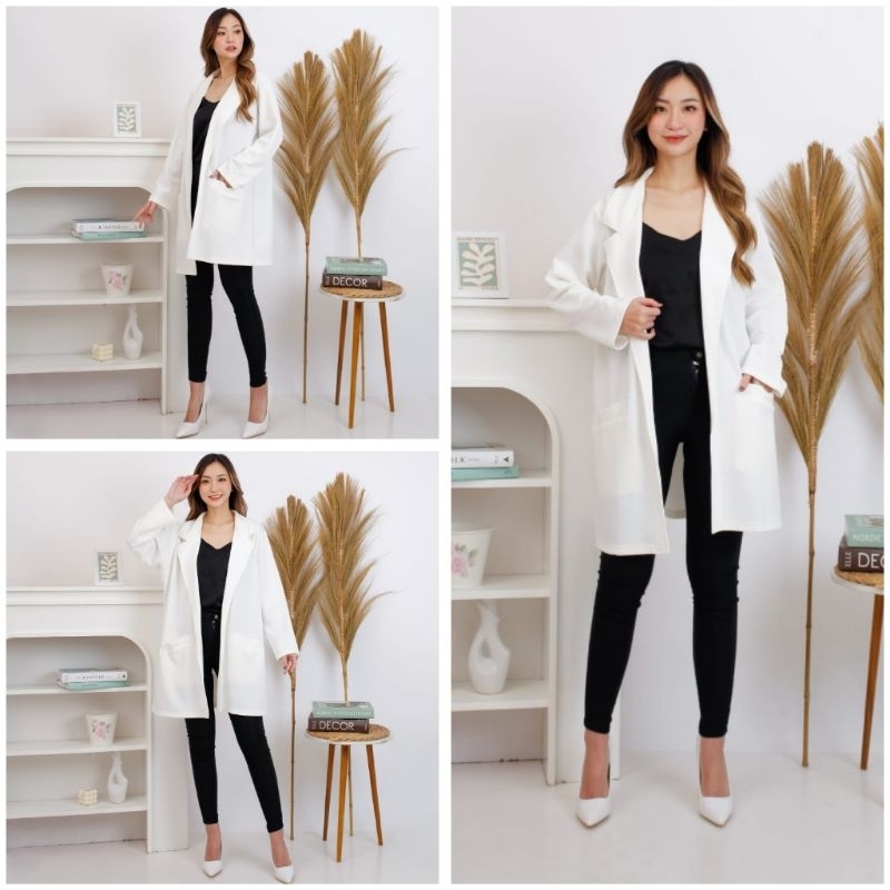 (NEW!!) BIGSIZE BLAZER LONG BLAZER JUMBO BLAZER ATASAN BIGSIZE BLAZER KOREA