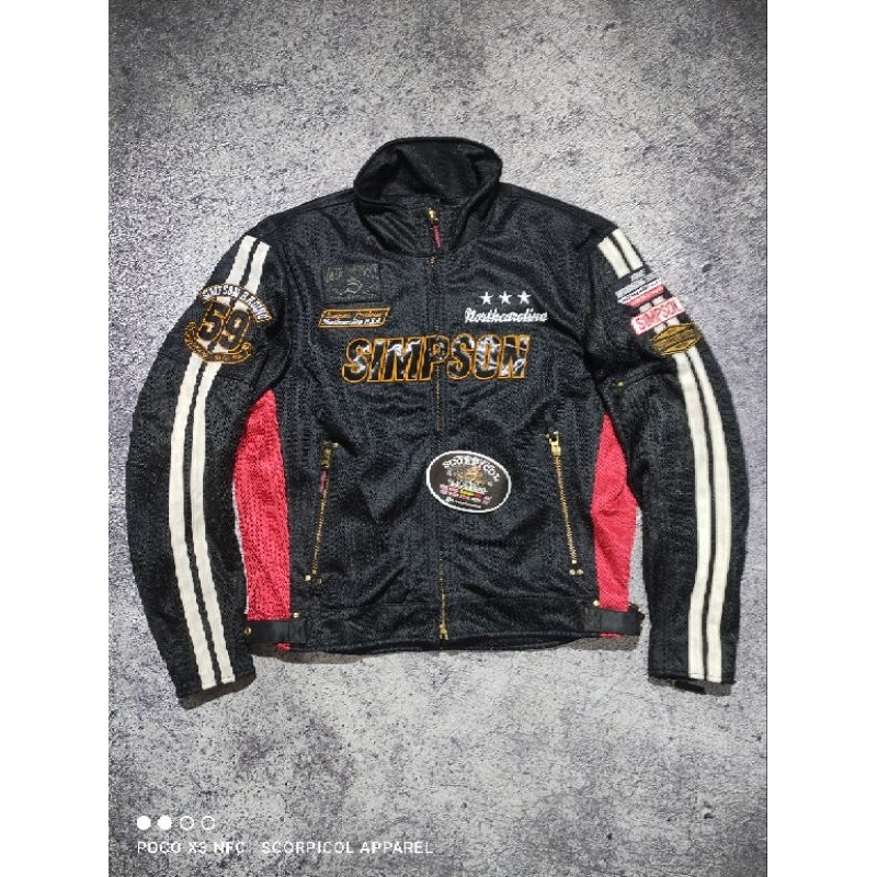 Jaket Motor Simpson not yellowcorn komine kushitani nankai rs taichi kiss racing clay smith