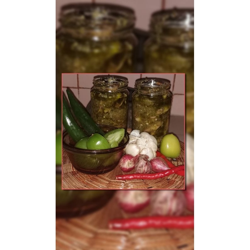 

sambal cumi cabe ijo mak sarah