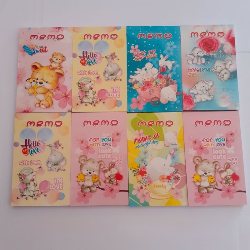 

Memo Pad Kiky Karakter Fancy Isi 100 Lembar