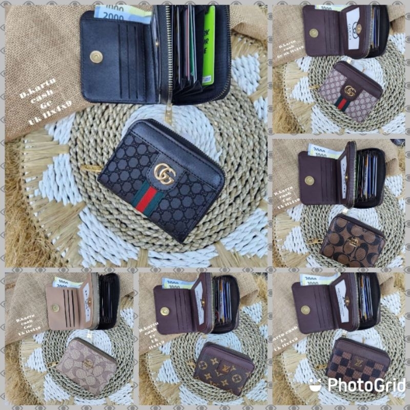Dompet Mini Kartu Dan Cash Fashion Kekinian