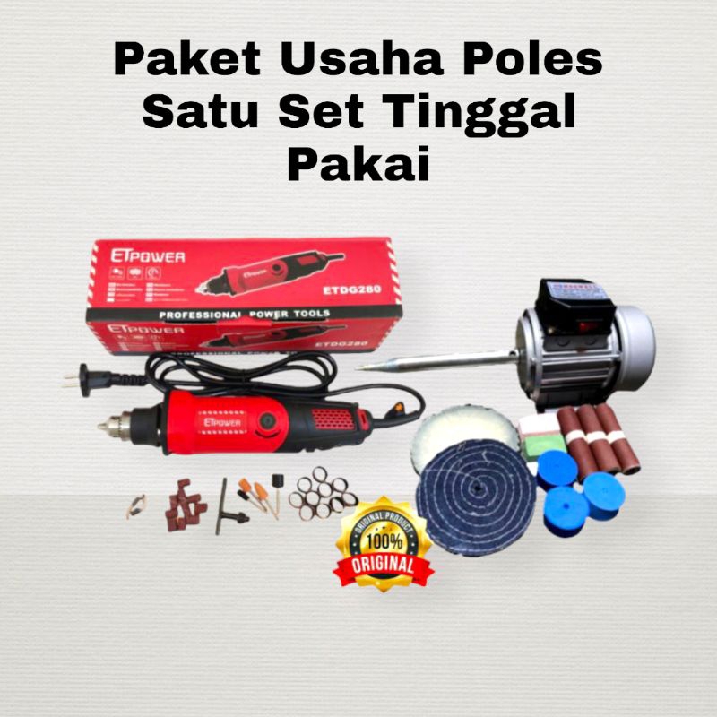 Dinamo Poles Set Perlengkapan Poles Lengkap