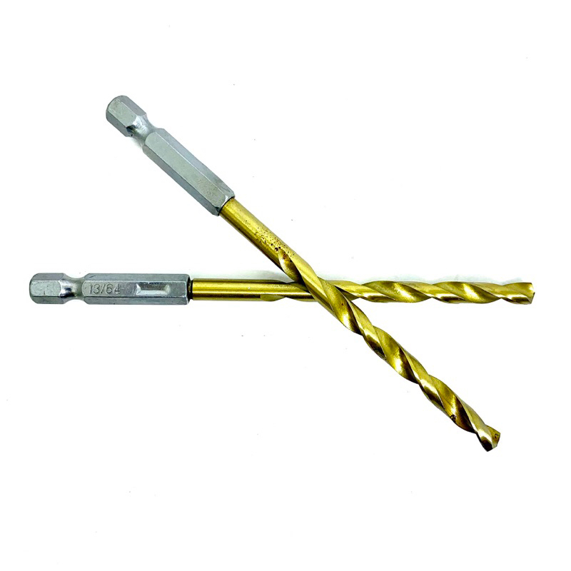 Bor Drill impact cordless hex shank 5.1 mm atau 13/64 bekas seken..Drill Bor 5.1mm