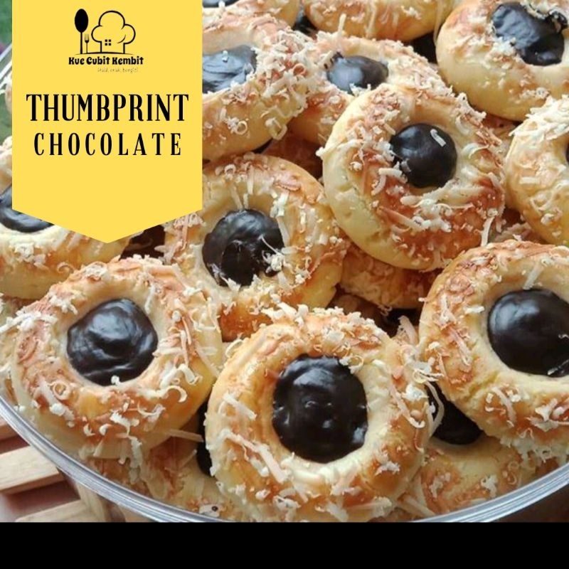 

kue kering thumbprint choco cheese