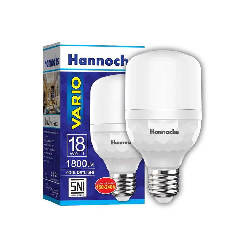 Lampu LED 18W Vario HANNOCHS / Light bulb Bohlam bola Lampu