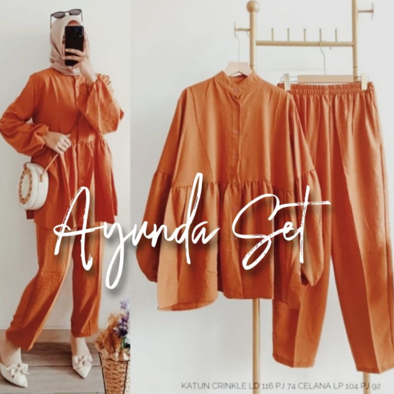 AYUNDA SETELAN BAJU WANITA TERBARU