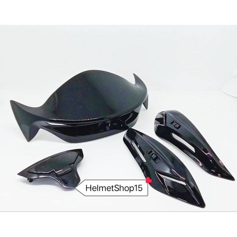 sparepart helm KYT RC7 Original KYT Spoiler Vent depan VentAtas