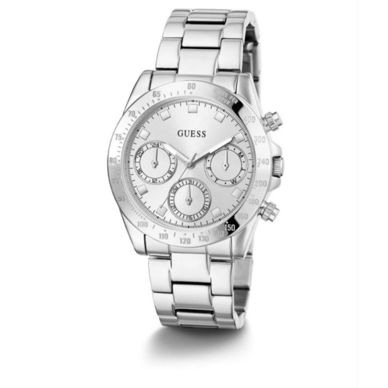GUESS GW0314L1 Original ECLIPSE Jam Tangan Wanita Analog Silver