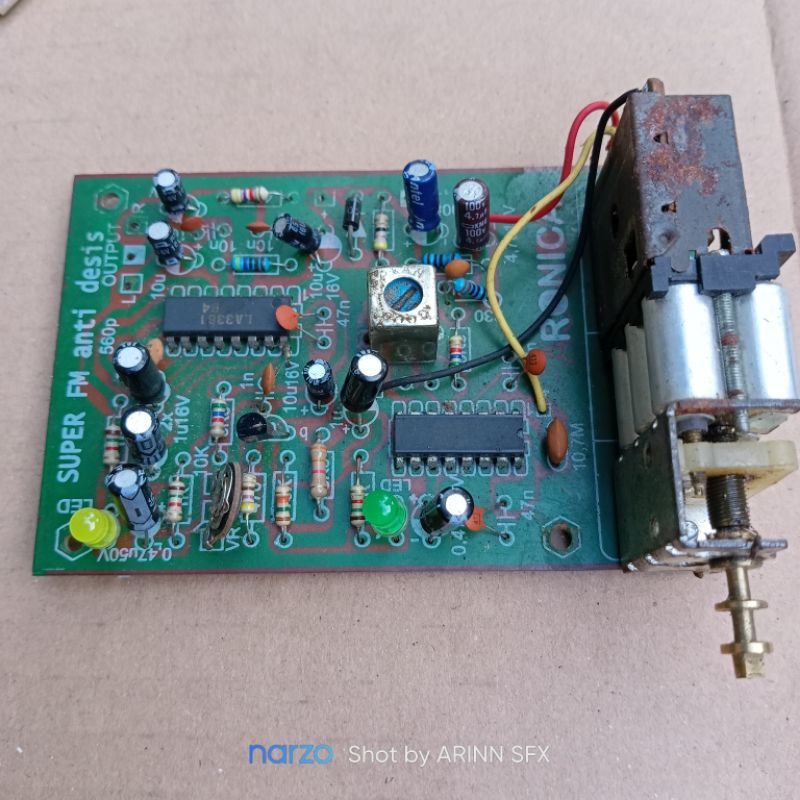Tuner Radio FM stereo bekas normal (pcb ronica)