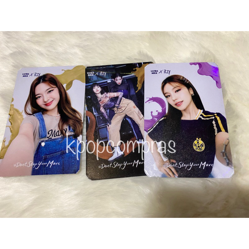 ITZY ULTRA MILK PHOTOCARD | ITZY PC LIA RYUJIN CHAERYEONG YUNA YEJI