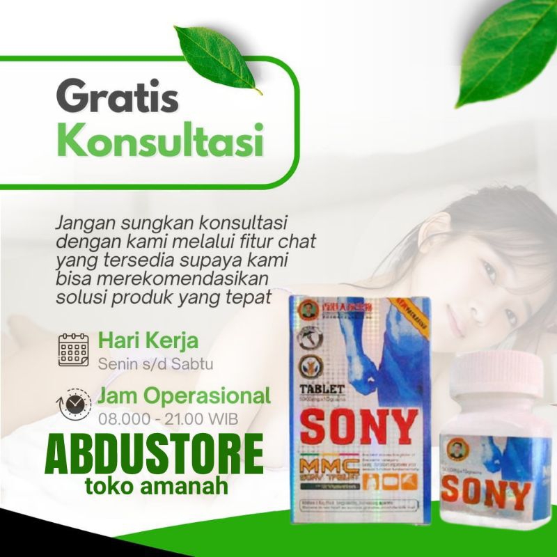 BISA COD - SONY OBAT KUAT PRIA TAHAN LAMA SONY MMC STAMINA BERKUALITAS AMPUH