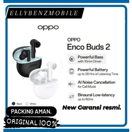 Oppo Enco Buds 2 Original New Garansi Resmi