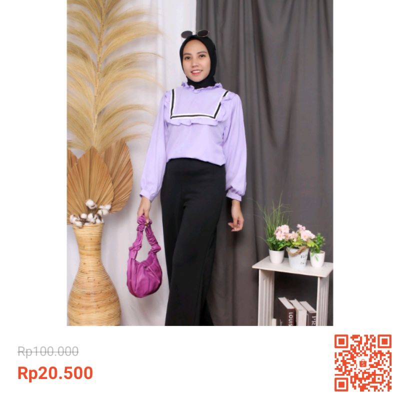 yusniolshopjakarta Boni top twiscone blouse wanita/ atasan