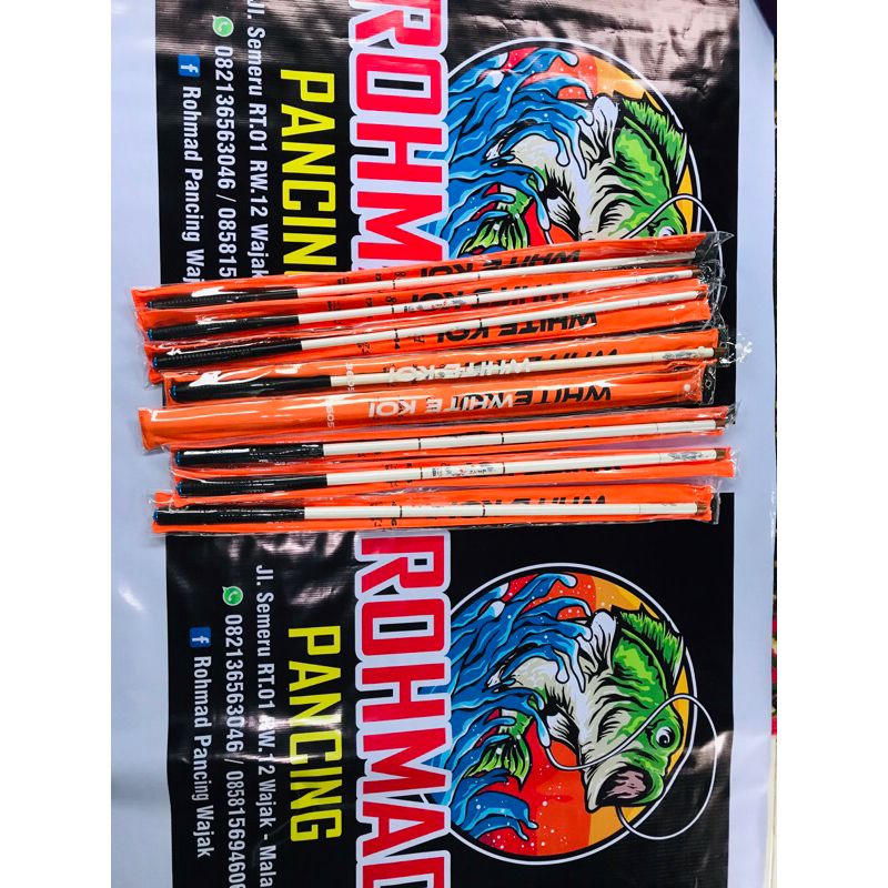 White koi tegek pancing iguruai