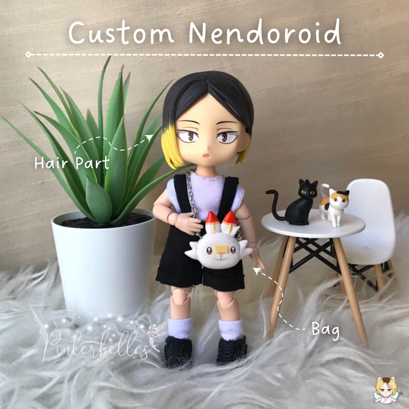 Nendoroid Sling Bag Custom by Pinkerbelles _ Tas Nendo obitsu 11 doll ob11 figure YMY BJD Boneka DOD