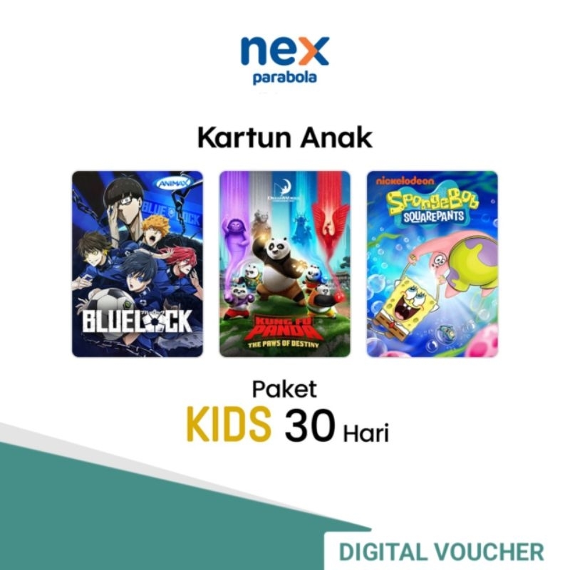 Paket Kids Nex Parabola 30 Hari