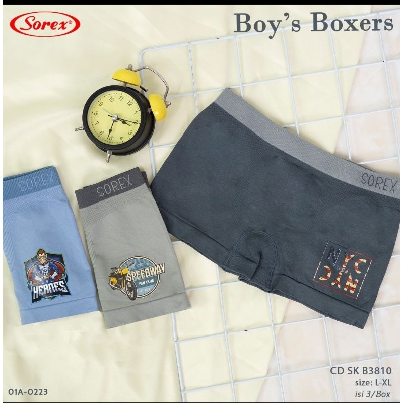 Celana dalam Boxer anak laki laki Sorex 3810 ,3811 (1pcs)