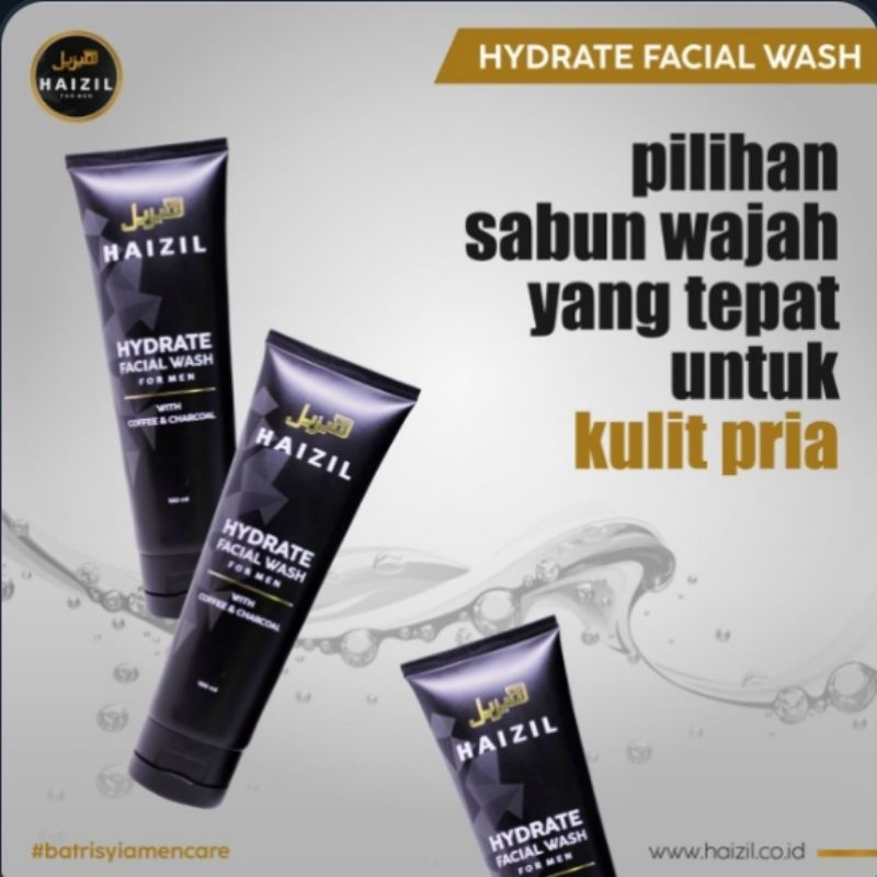 facial wash sabun cuci muka Pria Haizil Batrisyia herbal