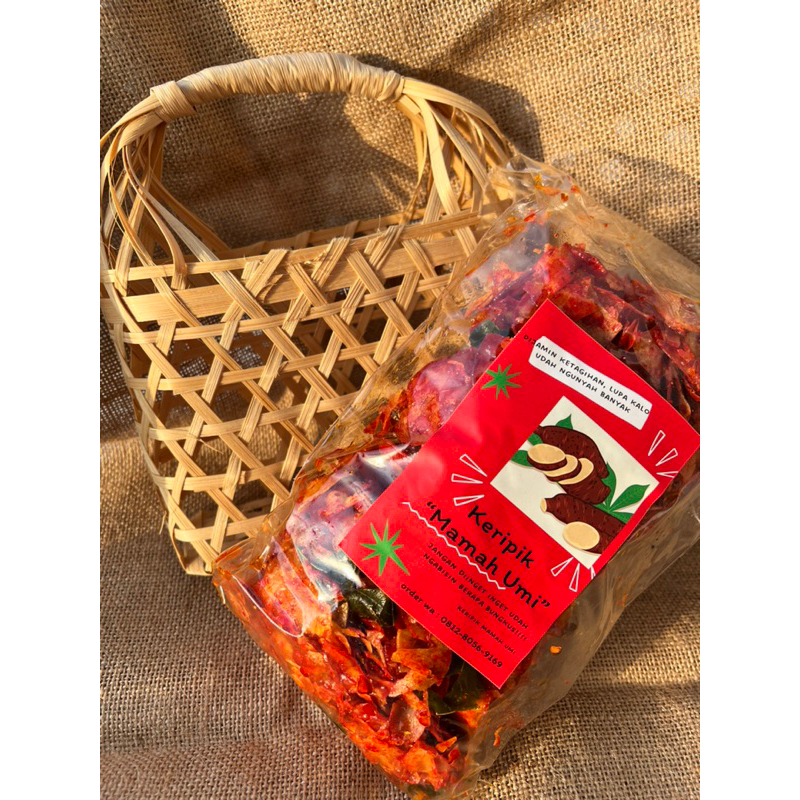

KERIPIK SINGKONG BALADO PEDAS-KERIPIK MAMAH UMI
