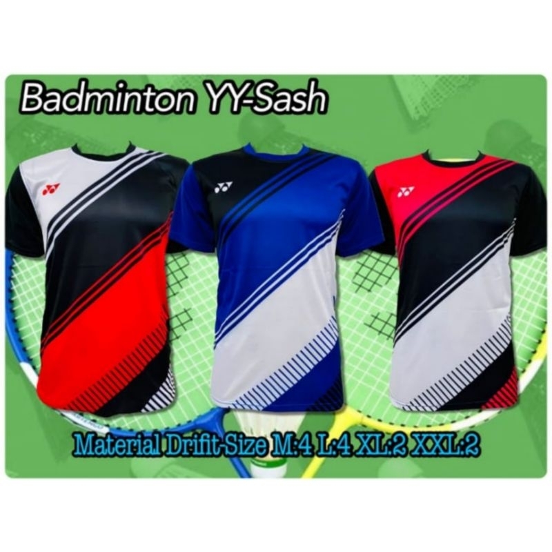 Baju Badminton Yonex Sash- Kaos Badminton Yonex - Jersey Badminton Yonex - Baju Bulutangkis