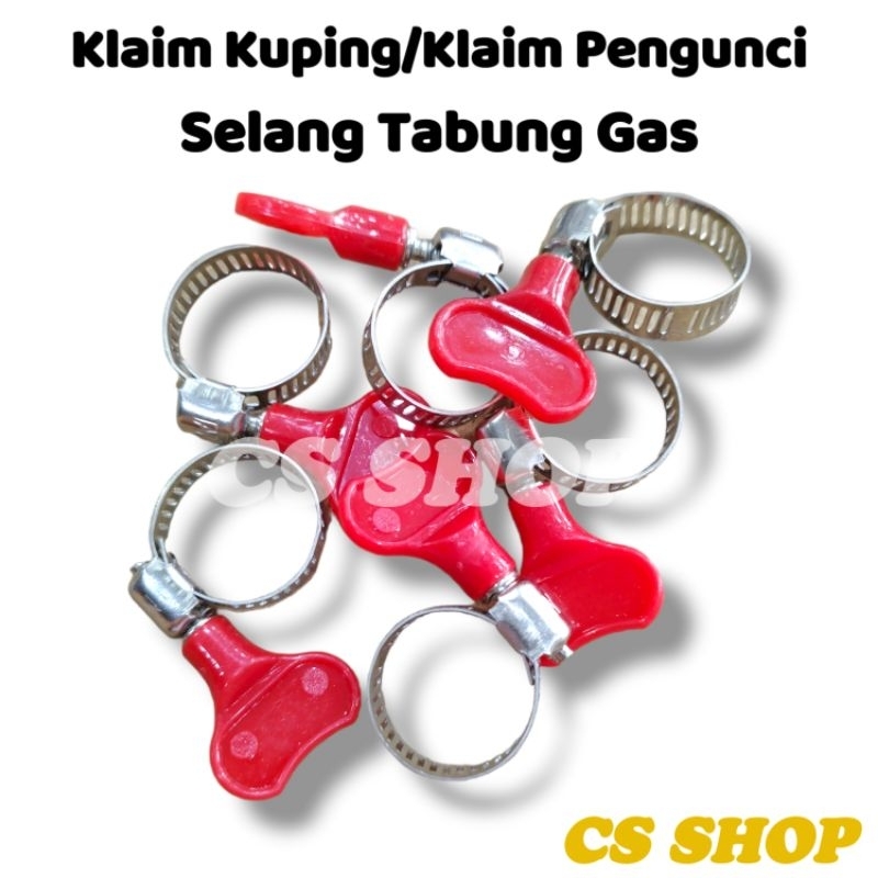 Stanless Klaim Selang Gas Kuping/Klaim Kran Air/Klaim Penencang Selang Gas/Hose Clamp