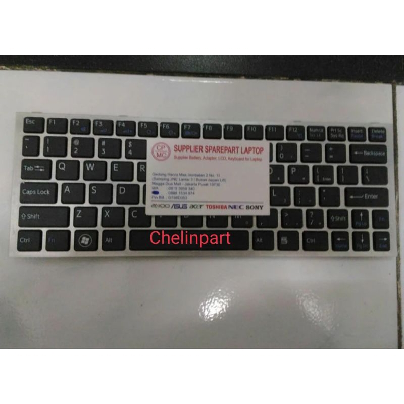 Keyboard Sony Vaio PCG-31311T PCG-31311U 31211T 31211W VPC-YA VPC-YB