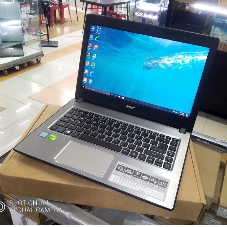 Laptop Leptop Second bekas Acer Intel Core i3 GEN8 RAM 4 GB HDD 1 TB VGA NVIDIA 2GB 14 INCH Murah Berkualitas Original SIAP PAKAI DESIGN GAMING