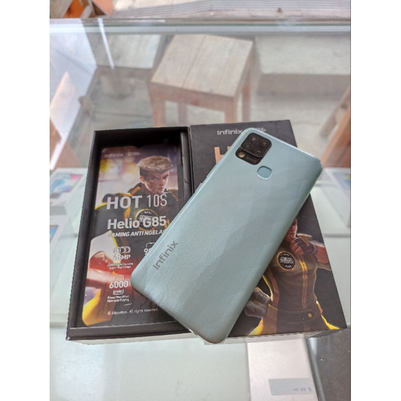 Infinix hot 10s 6/128gb second nominus