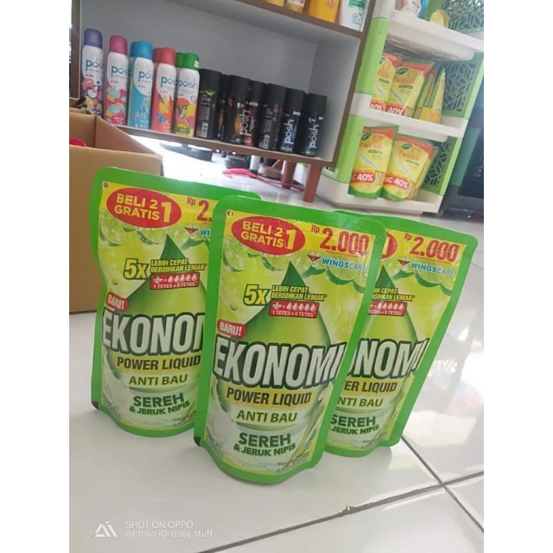 EKONOMI POWER LIQUID Sabun cuci piring 4000 3pcs