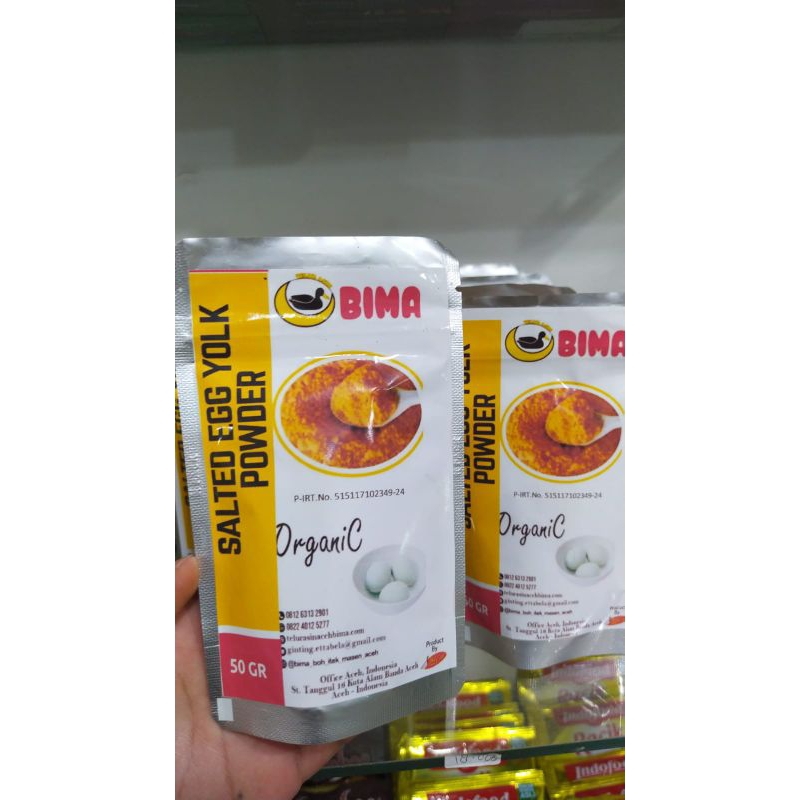 

BIMA Salted Egg Yolk Powder 50 g | Bumbu masak udang saus telur asin