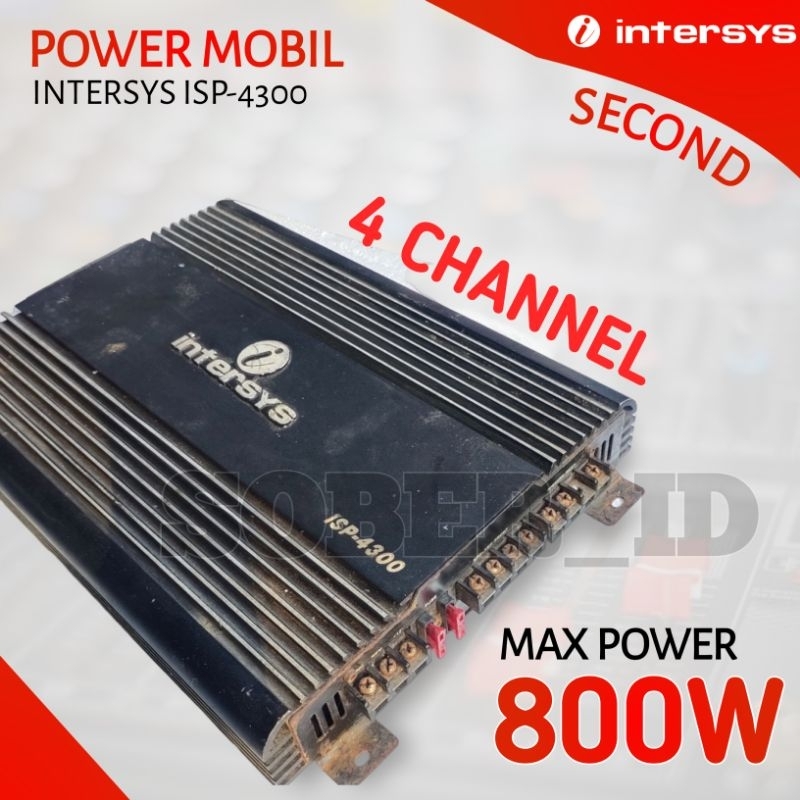 POWER AMPLIFIER MOBIL INTERSYS ISP-4300