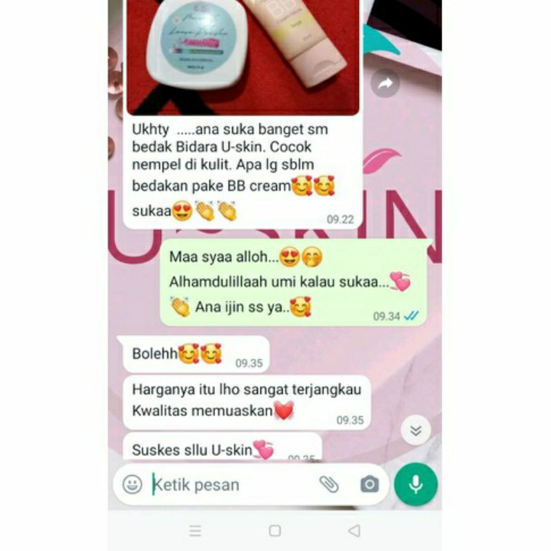 Mineral loose powder bidara
