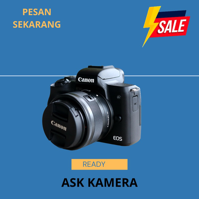 CANON EOS M50 / EOS KISS M LAYAR FLIP MULUS TINGGAL PAKAI